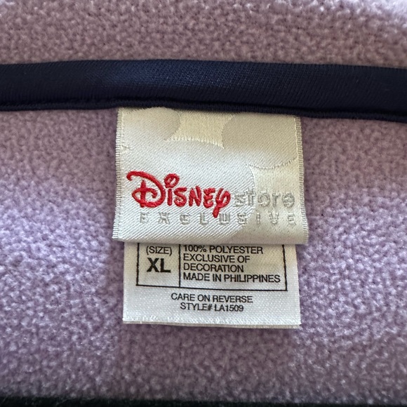 Disney Store Exclusive fleece Minnie mouse women’s XL. Mock neck blue - Picture 6 of 6